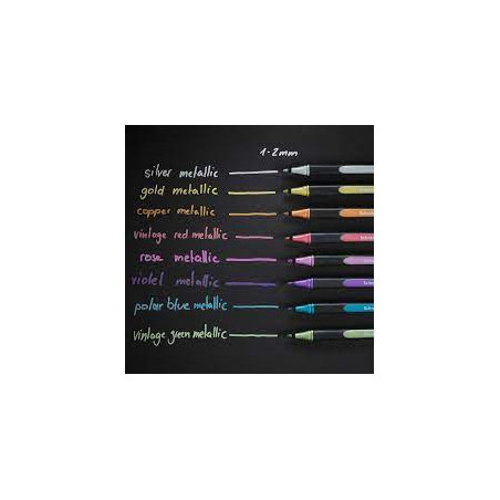 PENNE SCHNEIDER SLIDER edge xb 8 colori metallic paint it 020