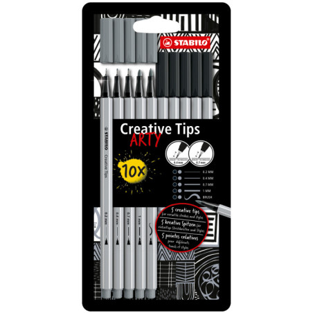 Penne Stabilo Creative tips 10pz