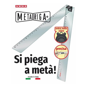 Riga pieghevole 60cm Arda METARIGA