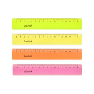 Righello cm.16 Colourbook fluo