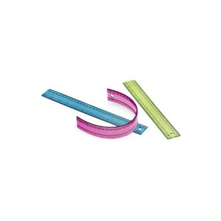 Righello flessibile 30cm vari colori