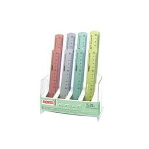 Righello in alluminio pastello cm.30