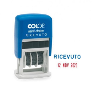 Timbro datario automatico ricevuto