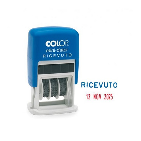Timbro datario automatico ricevuto