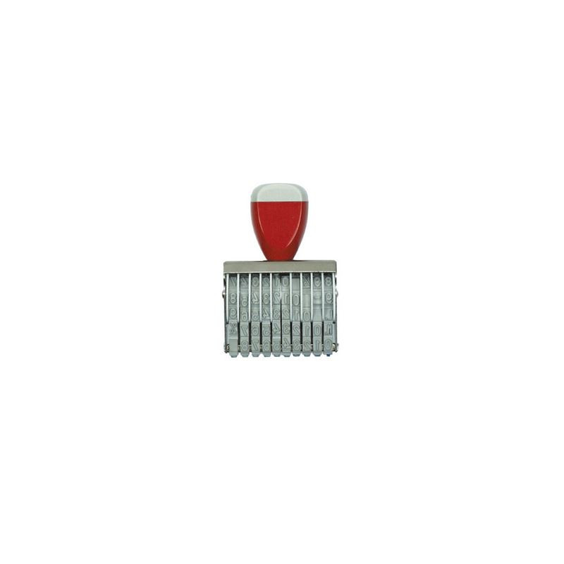 Timbro Numeratore 5mm 10 colonne cod.0510 manuale