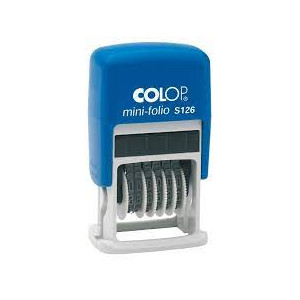 Timbro numeratore autoinchiostrante mini colop