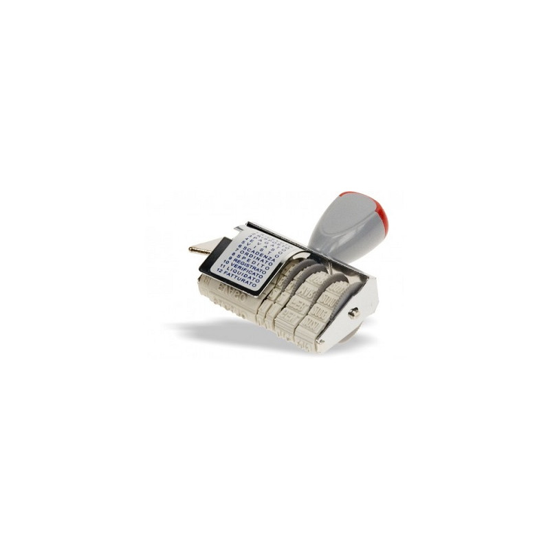 Timbro Polinome + datario manuale 5mm