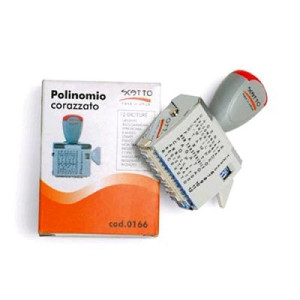 Timbro Polinomio manuale corazzato