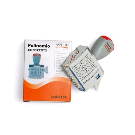 Timbro Polinomio manuale corazzato