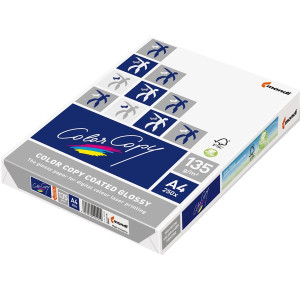 Carta bianca A3+ 45x32 200gr 250fg Color Copy  COATED  SILK GLOSSY