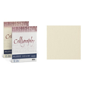 Carta Calligraphy Millerighe A4 100gr.50ff avorio
