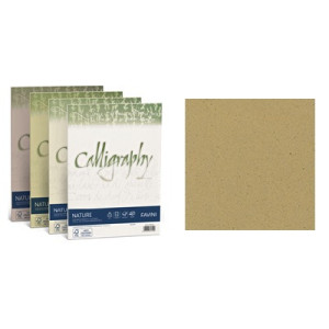 Carta Calligraphy Nature Oliva 120gr 50 ff