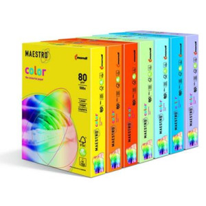 Carta color A3 160gr Maestro 250fg verde chiaro