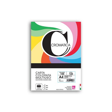 Carta color A4 160gr 100fg avorio  (energia cromatica)