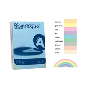 Carta Color A4 200gr Rismacqua 125fg lilla
