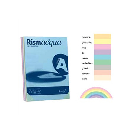 Carta Color A4 200gr Rismacqua 125fg lilla