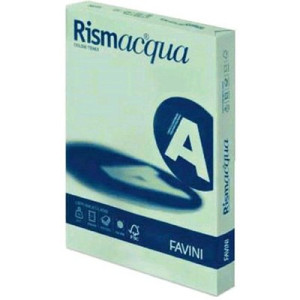 Carta Color A4 200gr Rismacqua 125fg Verde chiaro