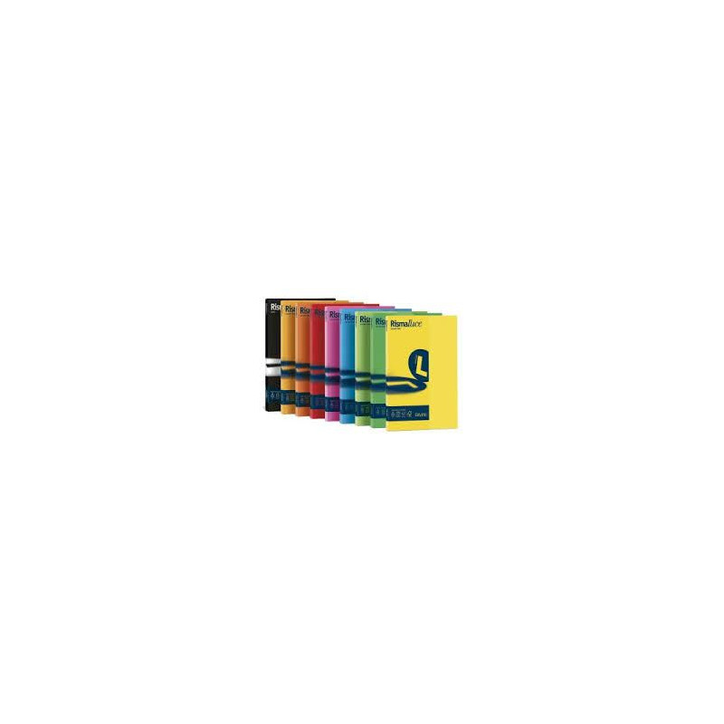 Carta Color A4 200gr Rismaluce 125fg Arancio