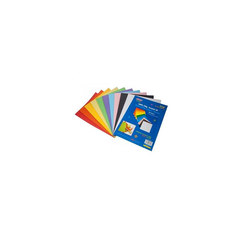Carta color A4 220gr.100fg rosa