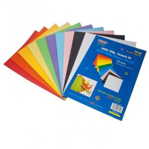 Carta color A4 220gr.100fg viola