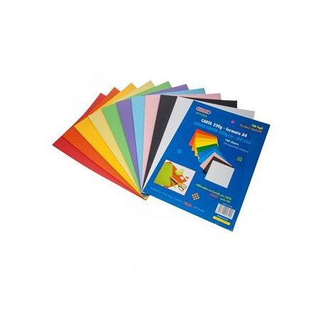 Carta color A4 220gr.100fg.azzurro