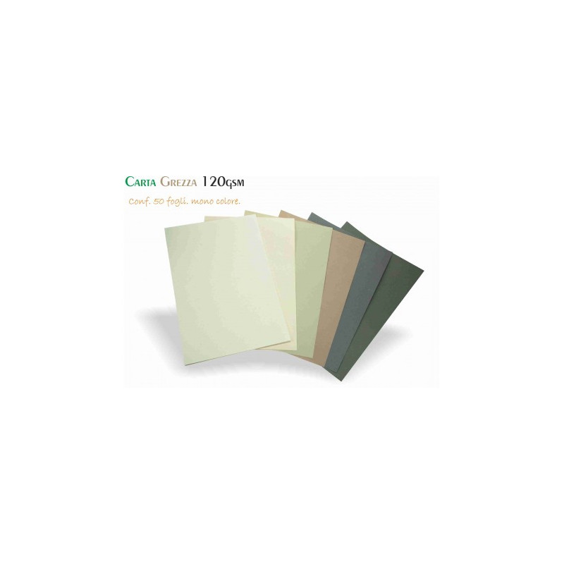Carta Grezza 120gr 50fg 203x305mm tortora
