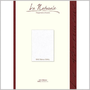 Carta pergamena A5 bianco neutre 160gr 12fg
