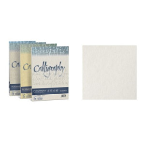 Carta Pergamena Calligraphy  A4 190gr. 50ff bianca