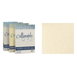 Carta Pergamena Calligraphy  A4 90gr. 50ff naturale