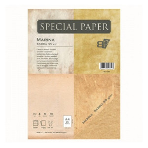 Carta special paper bapi marina A4 sabbia 90gr 25fg