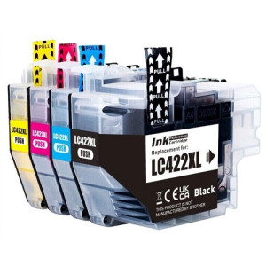 Cartuccia brother comp. giallo lc-422 xl