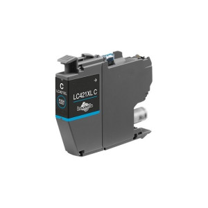 Cartuccia Brother LC421 Ciano compatibile