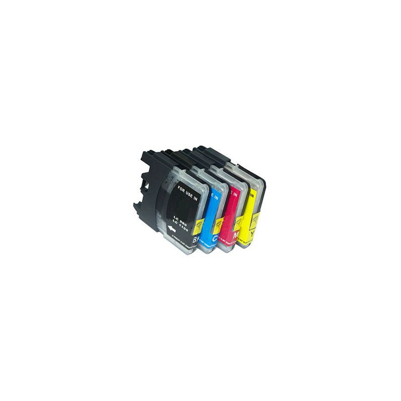 Cartuccia Brother LC980/985/1100 Comp. gialla