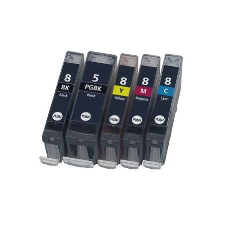 Cartuccia canon cli8y comp.+cip
