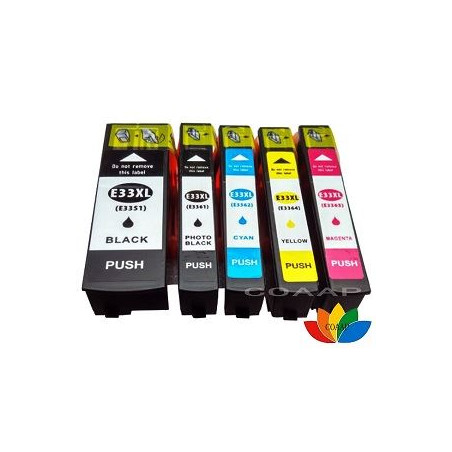 Cartuccia Epson 33xl comp. bk