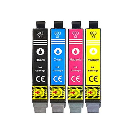 Cartuccia Epson n. 603xl giallo comp.