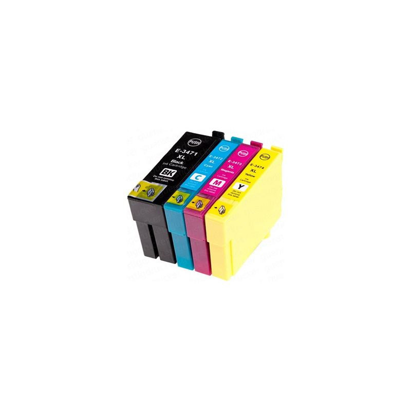 Cartuccia Epson t3471 comp.bk
