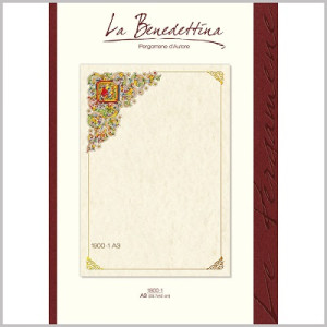 Diplomi in pergamena A3 La Benedettina 160gr.12fg