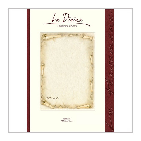 Diplomi in Pergamena A3 La Divina 160gr.12fg