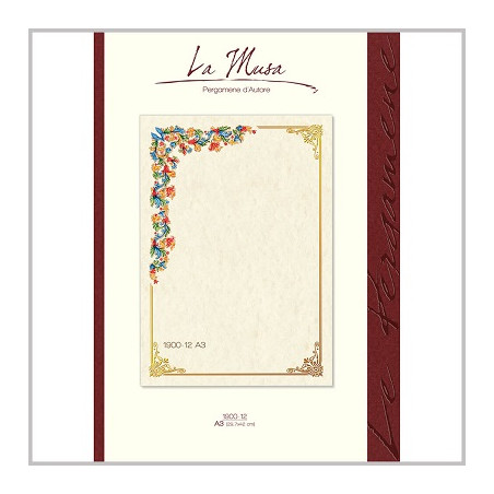 Diplomi in Pergamena A3 La Musa 160gr.12fg