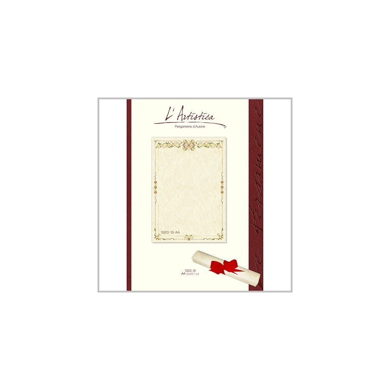 Diplomi in pergamena A4 Artistica 160gr 12fg