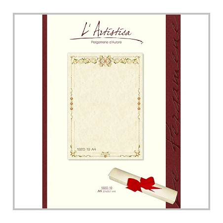 Diplomi in pergamena A4 Artistica 160gr 12fg