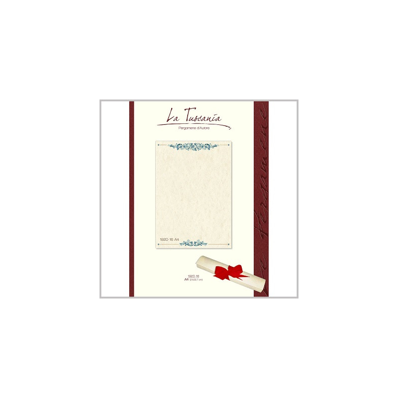 Diplomi in Pergamena A4 La Tuscania 12fg