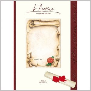 Diplomi in pergamena A4 rotolo con sigillo 12fg