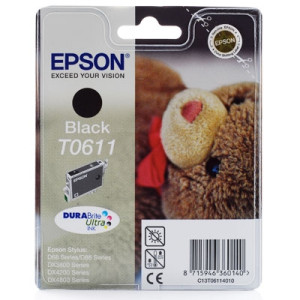 Cartuccia Epson T0611 Originale Nero