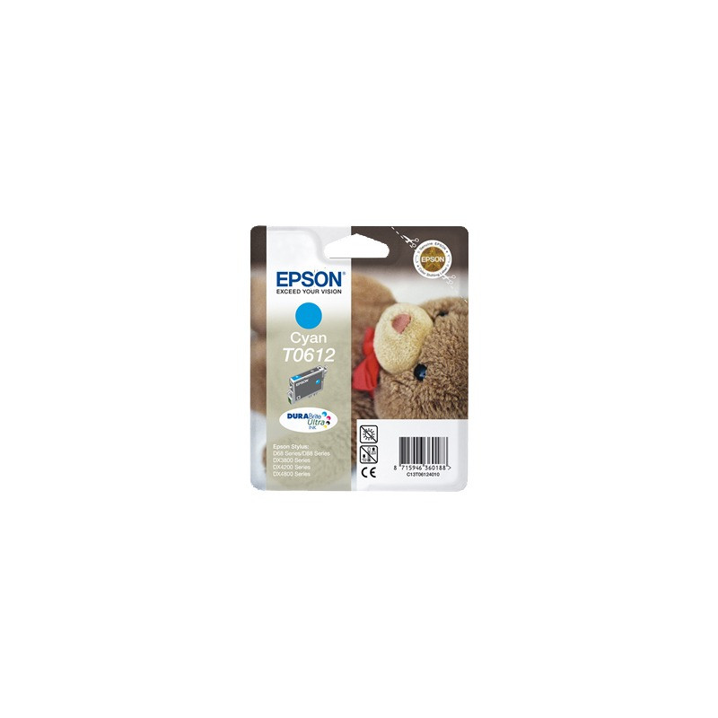 Cartuccia Epson T0612 Originale Ciano