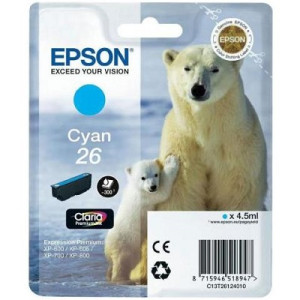 Cartuccia Epson T2612 n.26 Originale Ciano