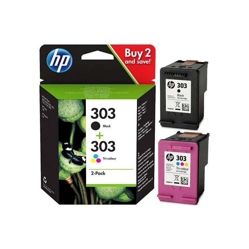 Cartuccia HP orig. n.303 colore+nero