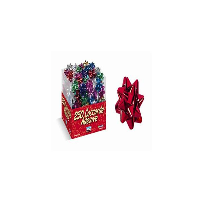 Coccarde 5 cm. rosse cf da 250pz