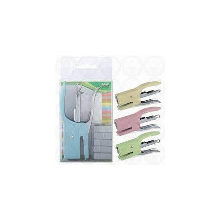 Cucitrice mini colori  pastello + punti